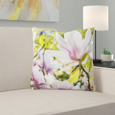 Coussin décoratif fleur