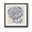 Indigo floral sur lin III - Toile encadrée de qualité supérieure - Toile encadrée de qualité supérieure - reproduction de cadre photo-2080313904-2080362191-2143341346
