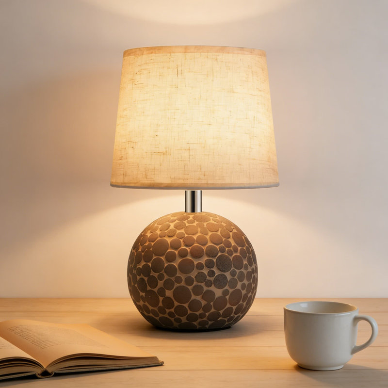 Cordless Table Lamp With Remote & Timer - Rechargeable Battery-Operated Lamp With RGB Dimmable Light, Adjustable Linen Shade For Living Room, Bedroom, Kitchen, Patio