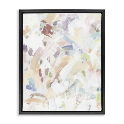 Pastel Candy Scrape Abstract Floating Frame, design by June Erica Vess