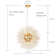 Shugar Modern Crystal Beaded Firework Chandelier Chrome Finish