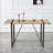 1 Piece Rectangular Dining Table Without Chair