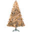 Arbre de Noël artificiel 7,5 pi avec 500 lumières claires et 1530 pointes, sapin de Noël floqué avec support en métal, arbre de Noël articulé 7,5 pi
