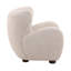 Rose Polyester Occasional Chair, Sand