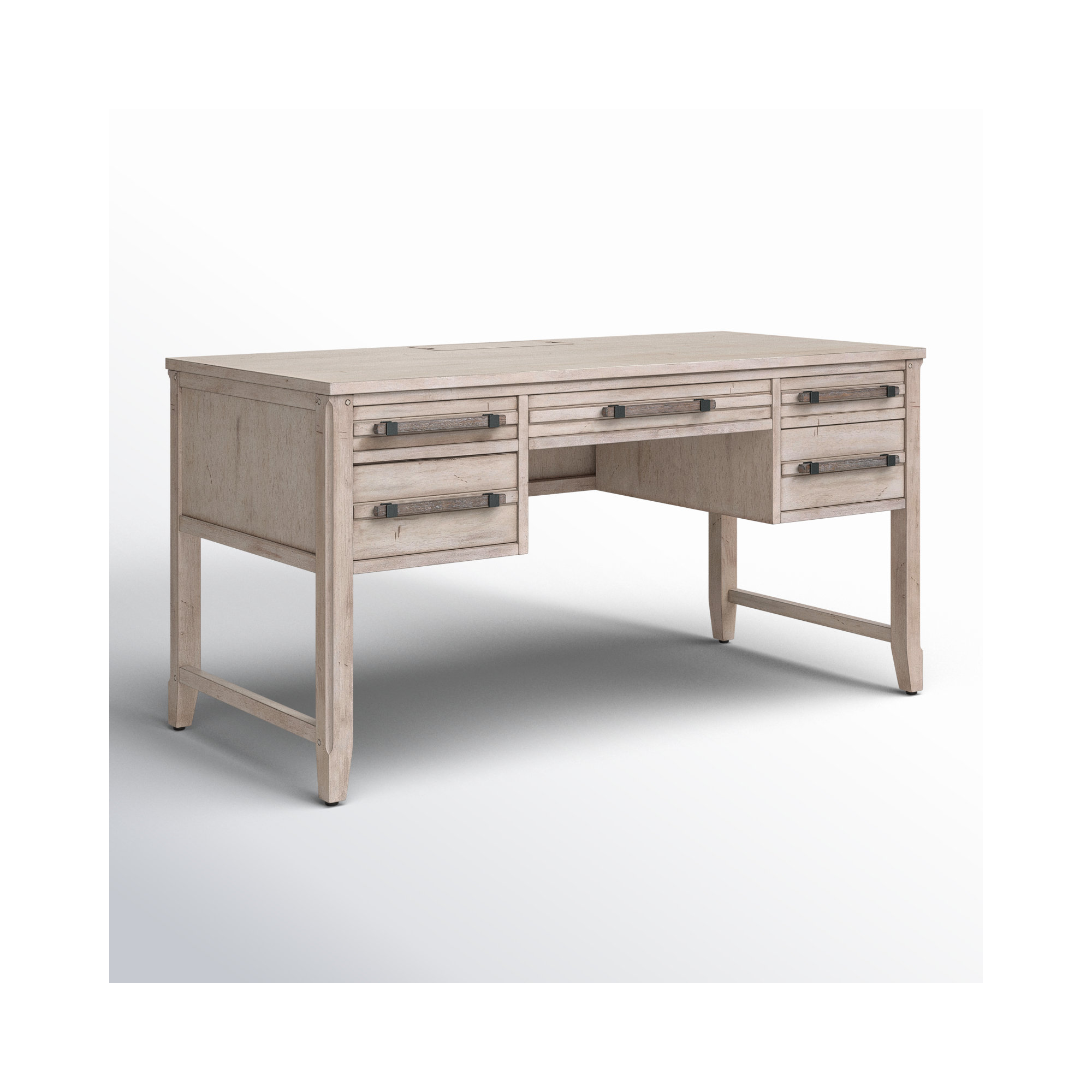 Sumi Writing Desk, Whitewash
