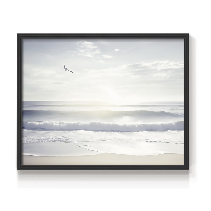 Nautical Series-LXXIII -Framed Print - Restickable, H 22 po x l 28 po, Noir