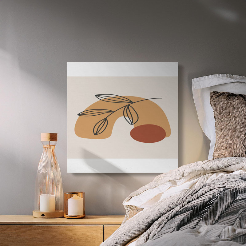 1 Piece Wrapped Canvas Wall Art Set, 35.56 cm H x 35.56 cm W