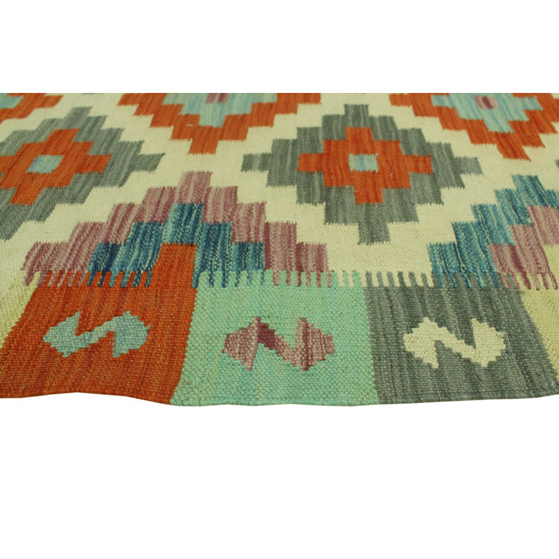 Bobbee Wool Geometric Indoor Rug