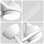 Ventilateur de plafond blanc moderne de 52 pouces avec lumière DEL de 18 W et moteur à courant continu réversible silencieux à 3 pales ABS-130632293-130632291