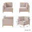 Fauteuil d'appoint rembourré Bourbeau-1882445279