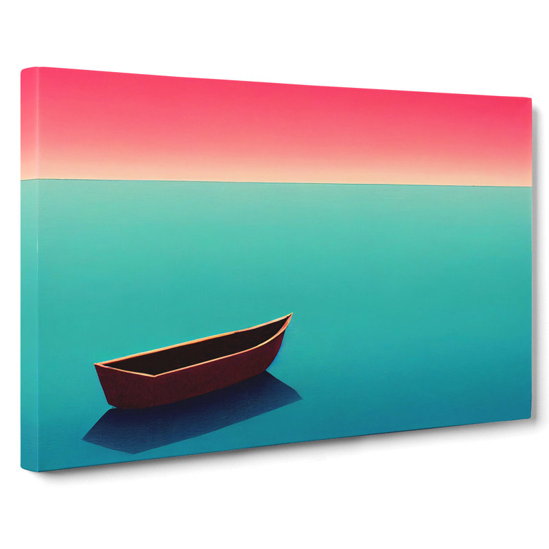 Modern Boat Vol.1 - Wrapped Canvas, 35cm H x 50cm W x 3cm D