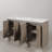 Kamila 60" Double Bathroom Vanity Set-716275342