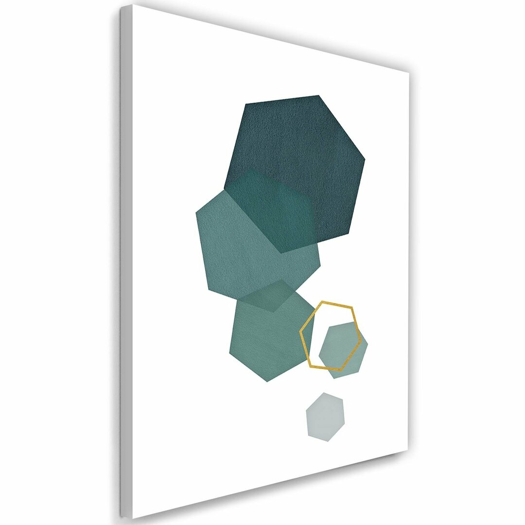 Leinwandbild Hexagons 2