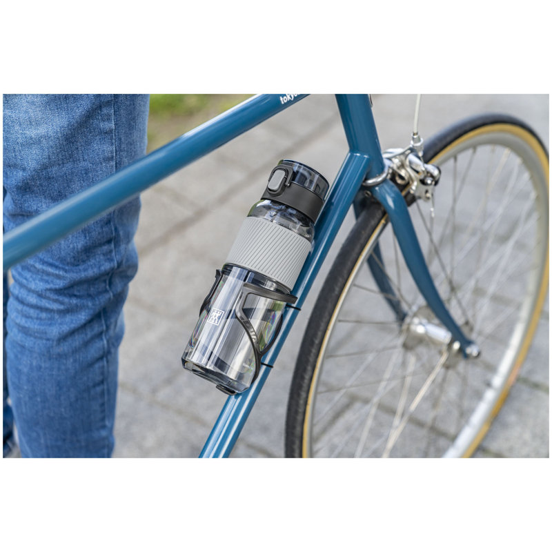 Tritan Plastic Water Bottle, Gray