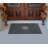 Monogram Large Weave Pattern Door Mat, 24"x39", Natural Rubber, Black, Outdoor Entryway Dirt-Scraper-732579732