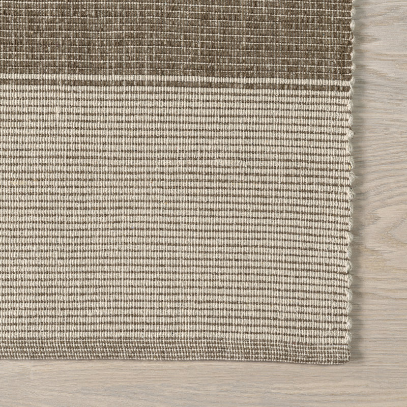 Sand and Beige Tufted Handmade Cotton 4' x 6' Area Rug