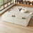 Boneless Oversized Sectional Lounge Chaise With Two Pillows-1851963442