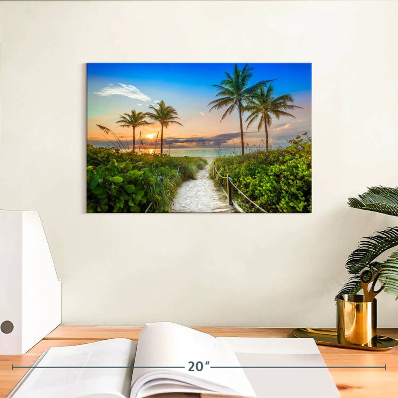 Keesha Florida Beach Summer Sunrise, 8" H x 12" W