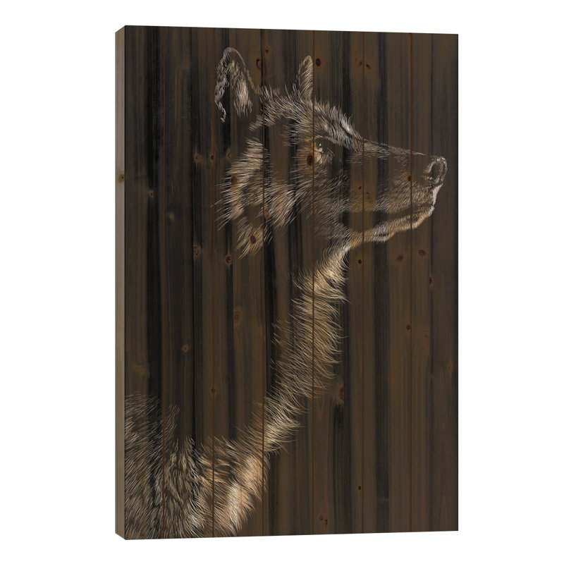 Loup II, L 18 po x H 26 po x P 1,5 po