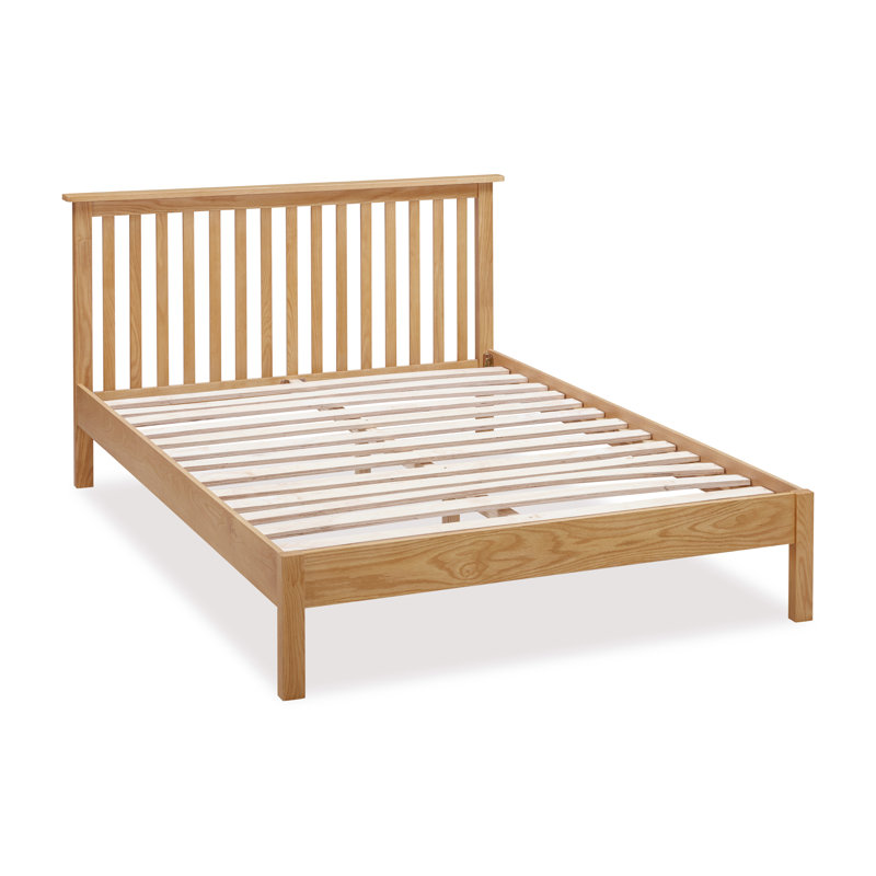 Darwin Solid Wood Bed, Kingsize (5'), Brown