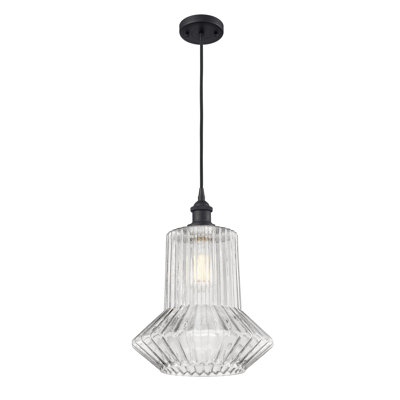 Luminaire suspendu géométrique à 1 lumière Perri