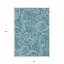 Tapis intérieur lavable à motif cachemire ivoire 8 pi x 10 pi