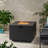 Square Outdoor Patio Propane Fire Pit