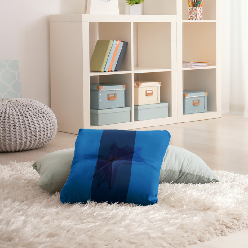  Coussin de sol touffeté, 26 po x 26 po, Blanc