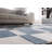 Marshawna Stylish Blue Cream Checkered Indoor Area Rug-208026258