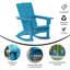 Fauteuil Adirondack berçant toutes saisons avec porte-gobelet pivotant Beauton-86836281