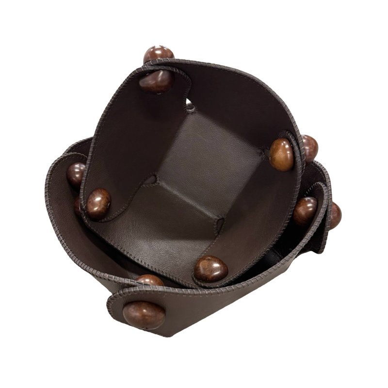 Leather And Tagus Basket