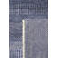 Tapis rectangulaire en soie / laine noué à la main bleu marine / gris-88881997