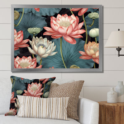 " Multicolor Lotus Reflections I "