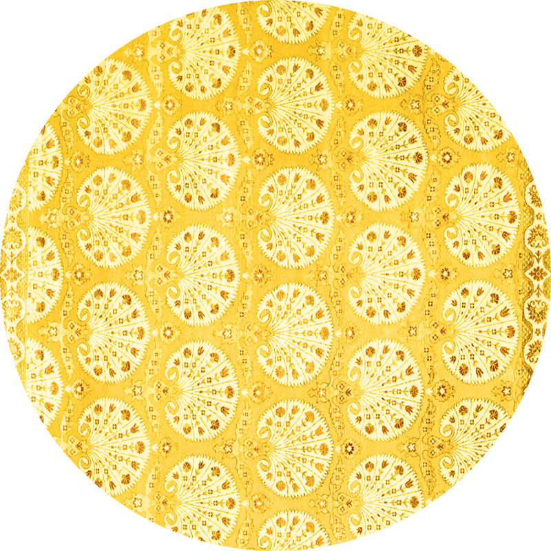 Performance Floral Indoor Rug, Round 6'