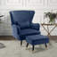 Ivanka 77Cm Wide Armchair and Ottoman-1420112676-1474568193