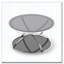 Table basse moderne en verre 31,50 "avec 2 niveaux-401431714