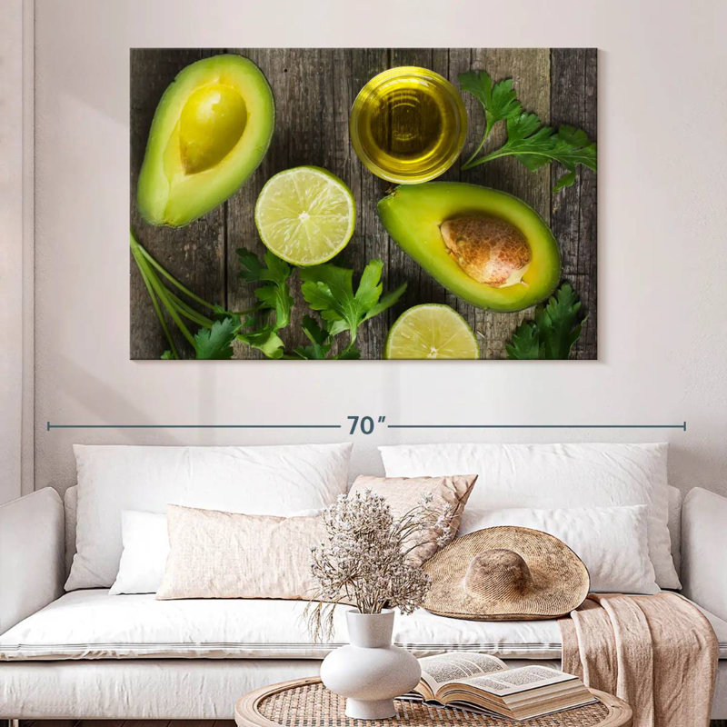 Yarlin Organic Avocados, 34" H x 51" W