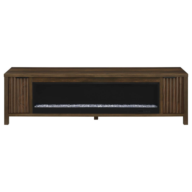 Meuble télé avec foyer électrique