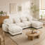 Repose-pieds en U en chenille pour canapé de salon 4 places-1850171636-1850171638