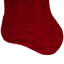 Chaussette de Noël 50 po en velours rouge