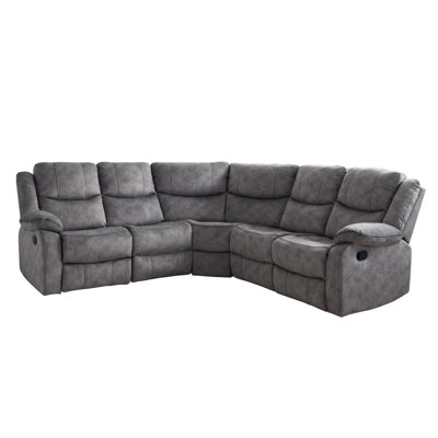 Canapé modulaire en microfibre / microsuède Natalia