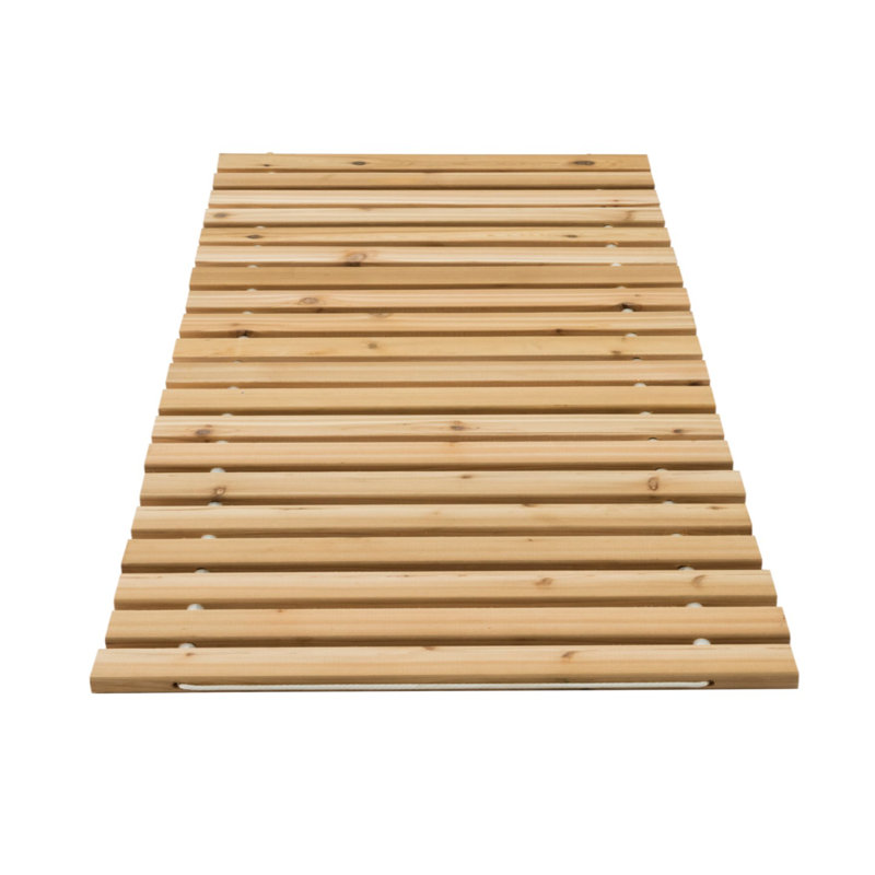 Passerelle roulante en cèdre, L 24 po x P 36 po