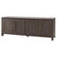 Acorn Oaks Unfinished TV Stand for TVs up to 75"-1419993855