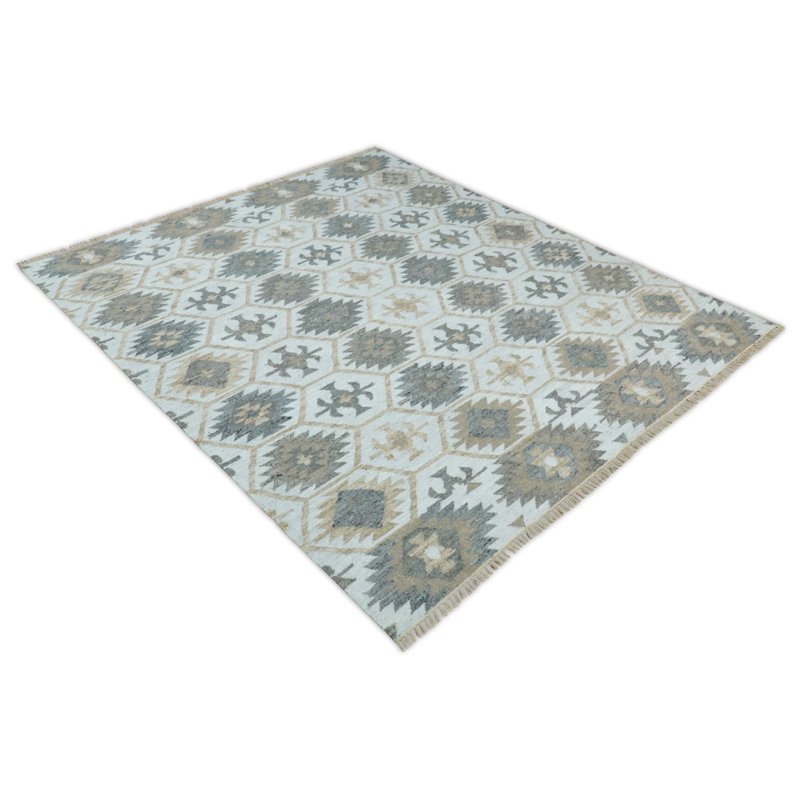 Geometric Indoor Rug, Rectangle 8' x 10'