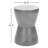 Zenni 12.2'' W Round Concrete Outdoor Side Table -1470802607