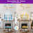 Karlena 52'' Modern Farmhouse Dimmable Ceiling Fan with LED Lights and Remote Control 3 Colors 6 Spe-241477228-236167544