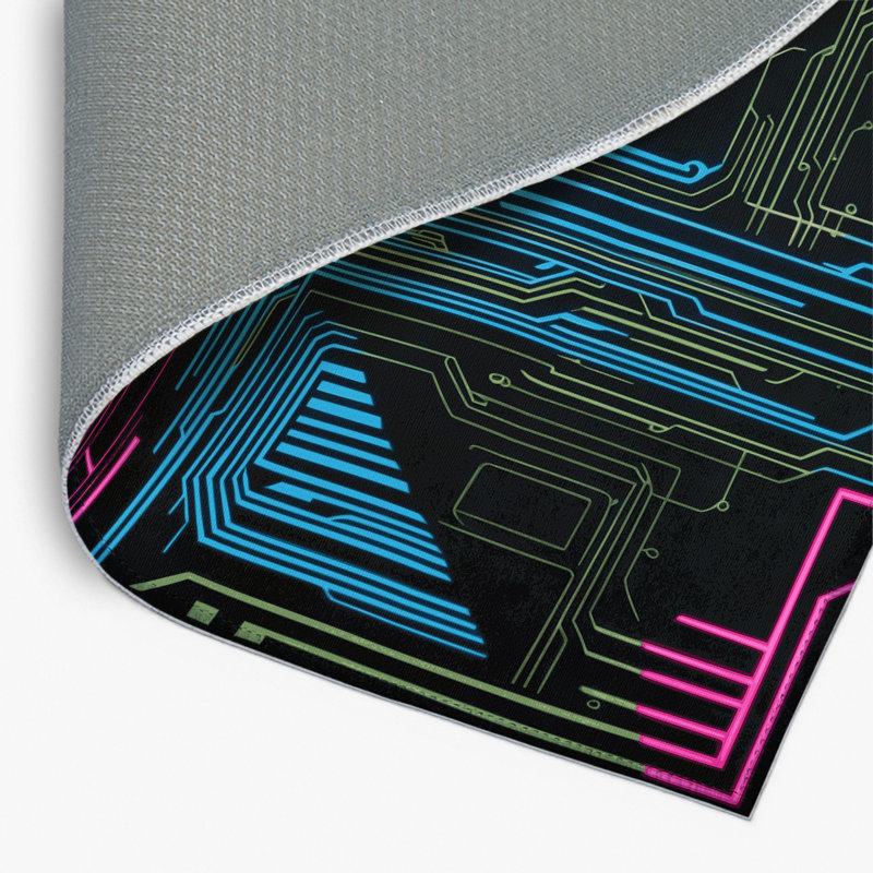 Photon Slice Indoor And Outdoor Area Rug, Rectangle 9' x 12'