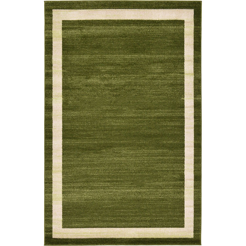 Tapis vert Songul, Rectangle 3 pi 1 po x 5 pi 3 po