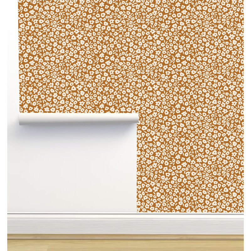 Rouleau de papier peint texturé L 12 pi x l 2 po Erin Kendal Designs, Brun