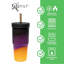 Silipint: Gobelet en silicone 32 oz: Sun Storm - réutilisable, incassable